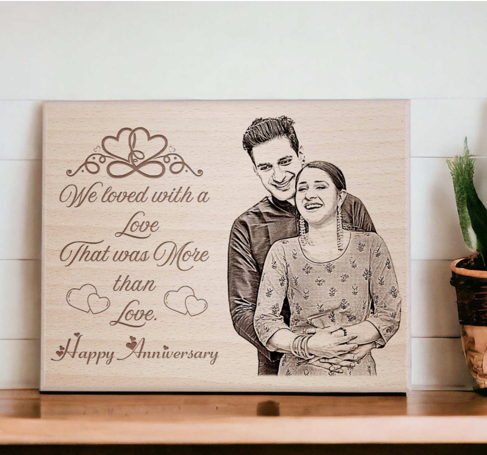 Engraved Wedding Sign